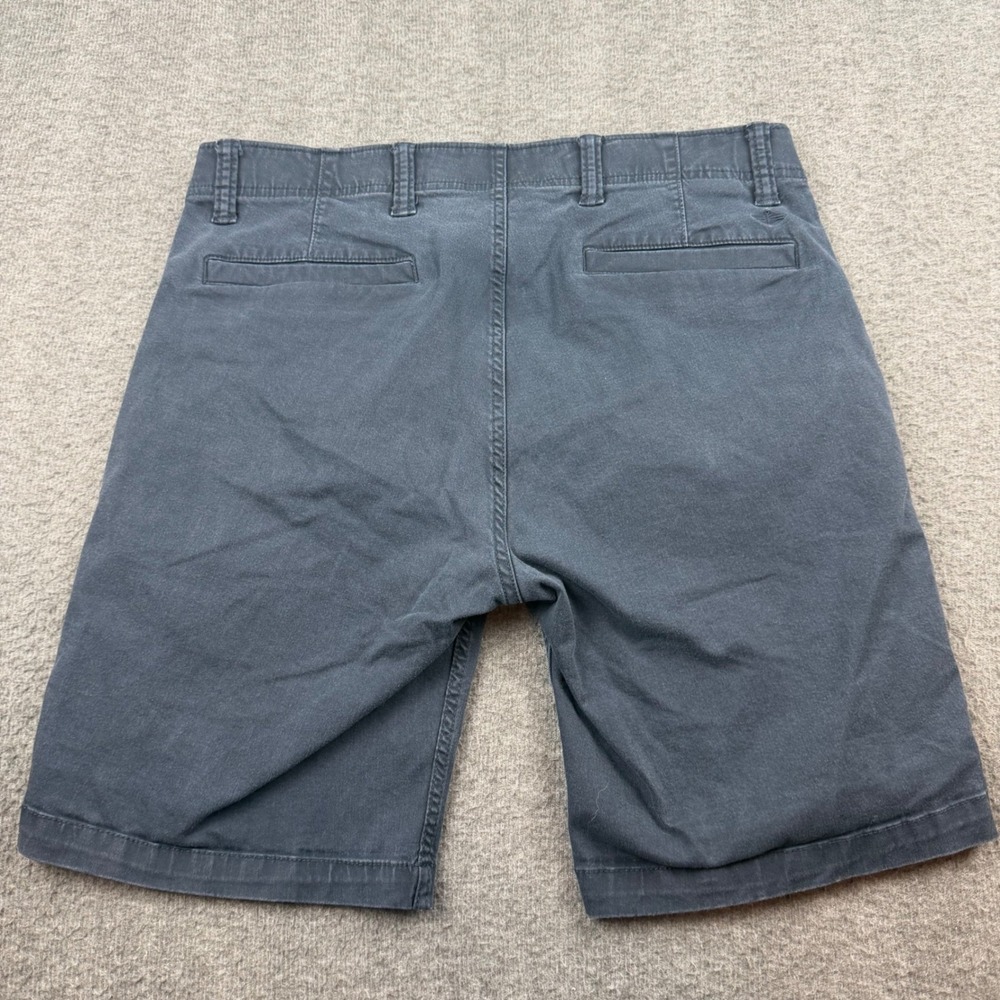 Dockers Chino Shorts Men's 34 Navy Blue Stretch Cotton Flat Front Casual - Picture 11 of 11